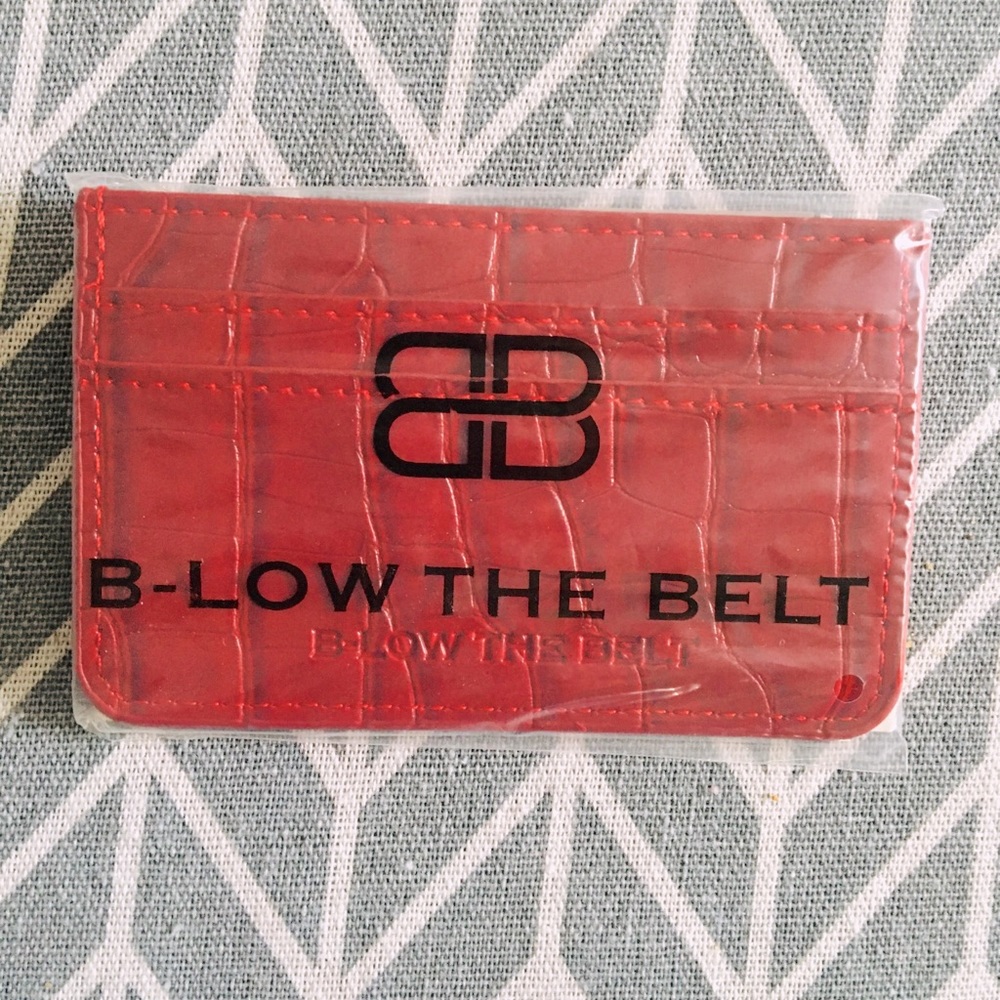 B-low the Belt Croc Card Case